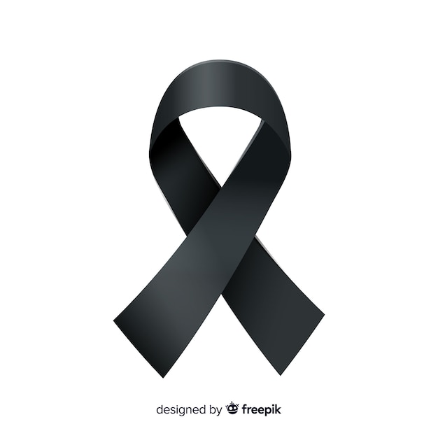 Black awareness ribbon