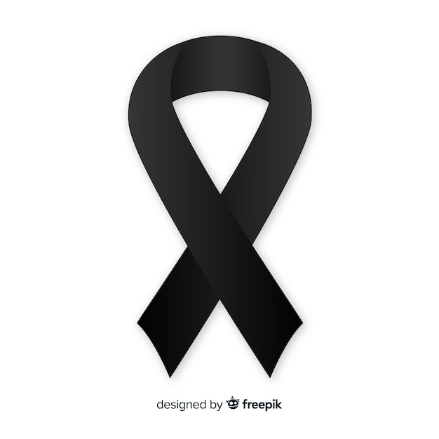 Black awareness ribbon