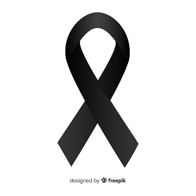 Black awareness ribbon