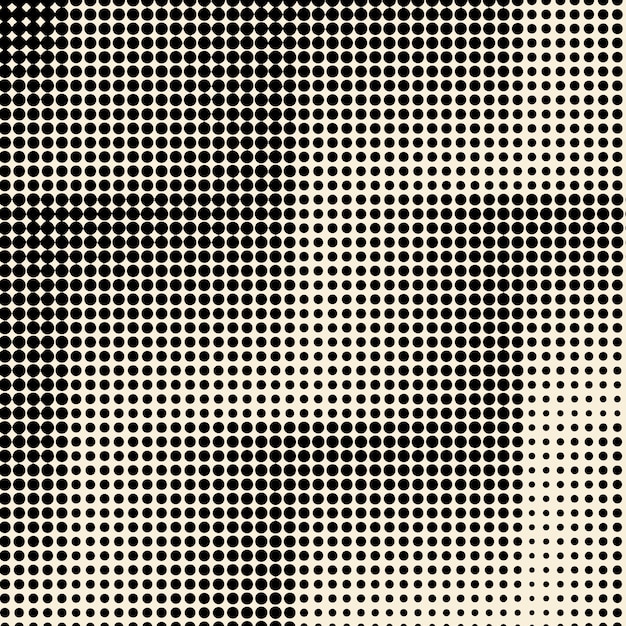 Black and beige halftone background vector