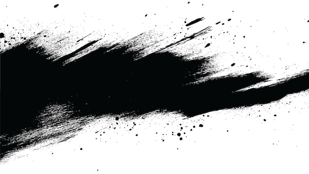 Free vector black color ink texture