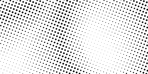 black dotted comic book halftone background