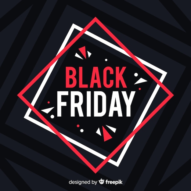 Black friday in flat design