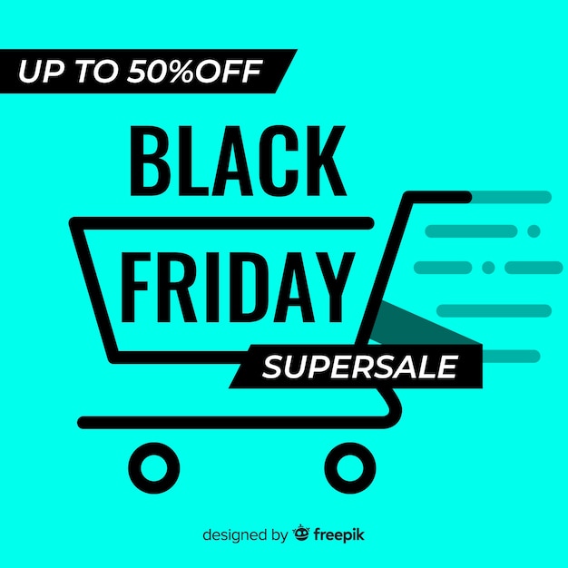 Free Vector black friday fluorescent background