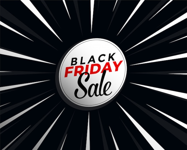 Free Vector black friday sale banner template