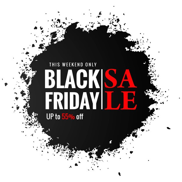 Black friday sale for black splash