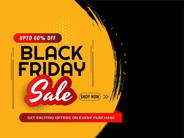 Black friday sale deals and offer modern background 