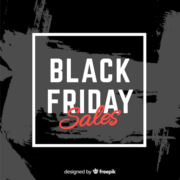 Black friday sale stained background