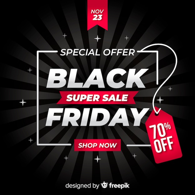 Black friday sales background template