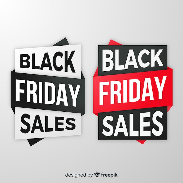 Black friday sales banner templates