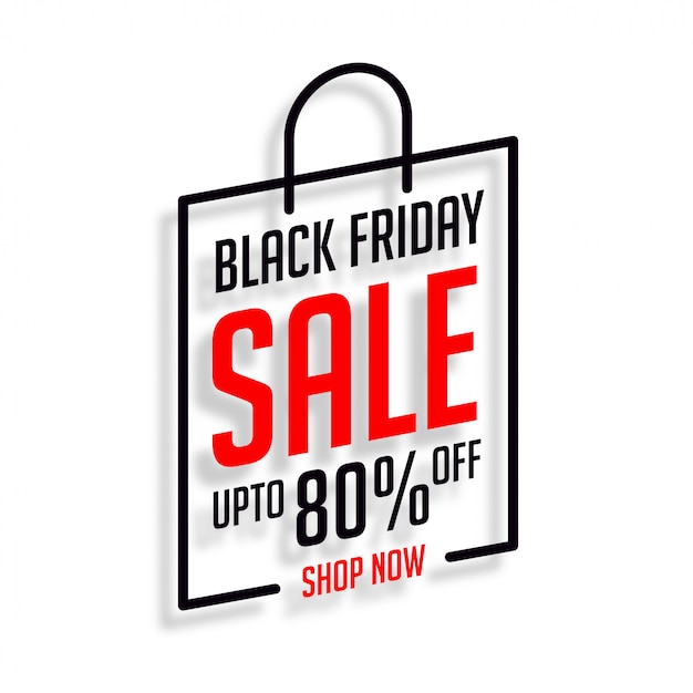 Black friday shopping sale background