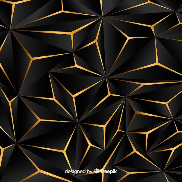 Black and gold background