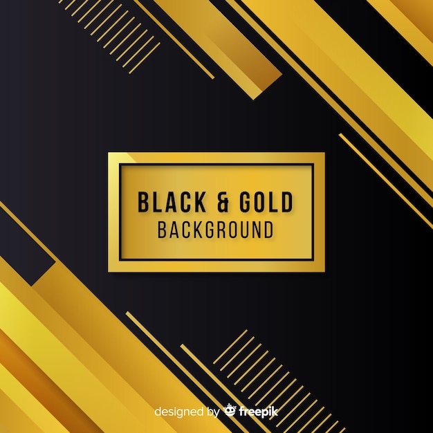 Black and gold background