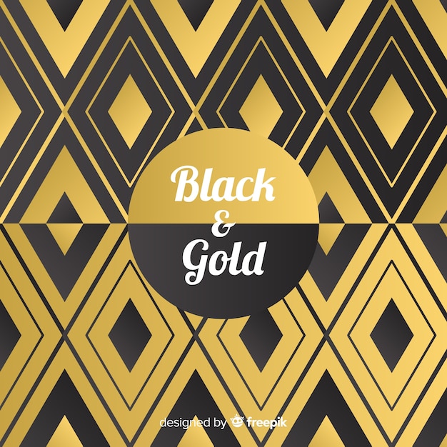 Black and gold background