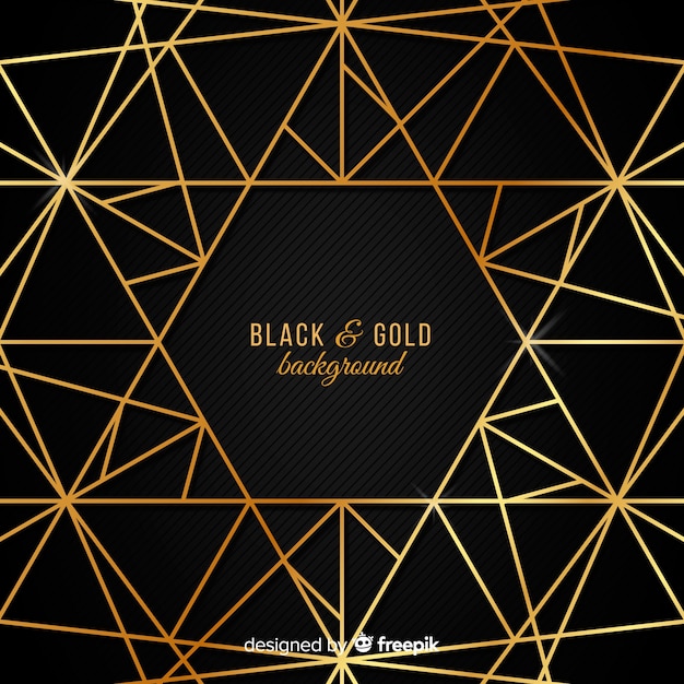 Black and gold background