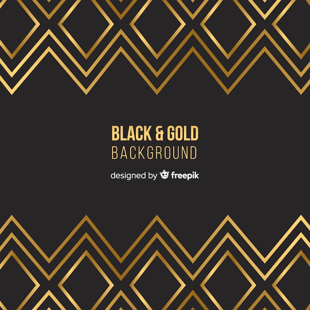 Black and gold background