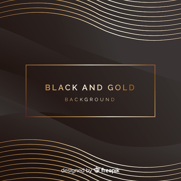 Black and gold background