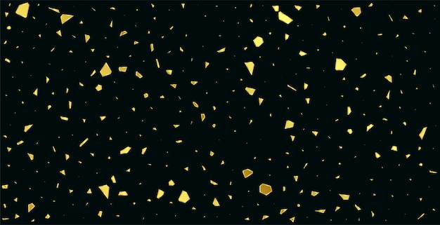 Black and gold terrazzo floor pattern background design