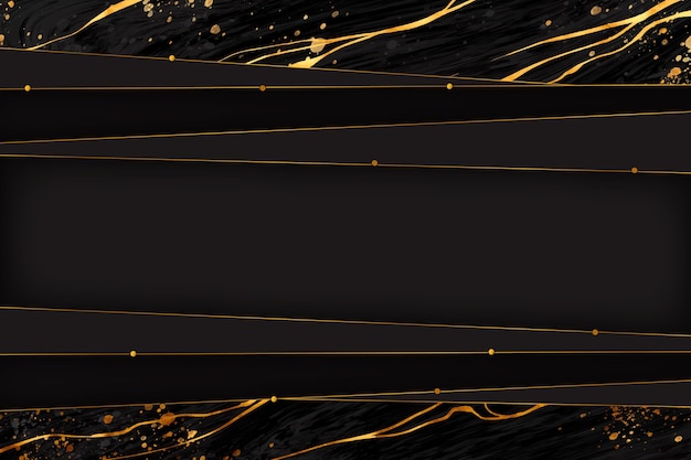 Free Vector black and golden marble background