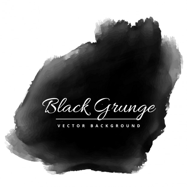 Free Vector black grunge watercolor