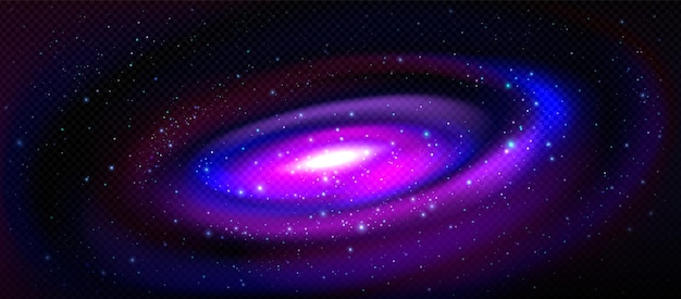 Free Vector black hole and spiral nebula vector background