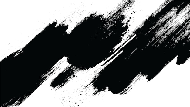 Free vector black ink stroke texture