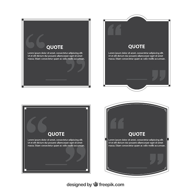 Free Vector black labels, ready to write