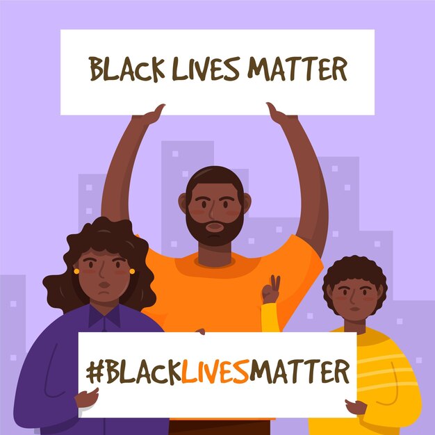 Black lives matter concept