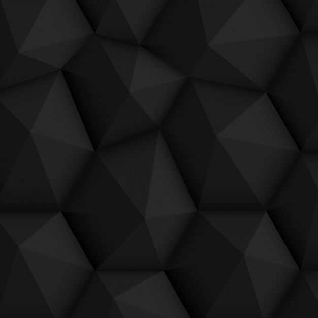 Free Vector black polygonal abstract background