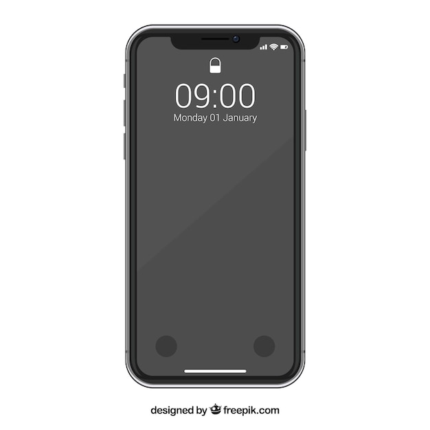 Black smartphone