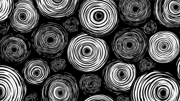 Free vector black spinning spiral pattern