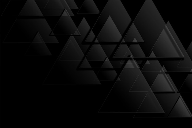 Free Vector black triangle wallpaper background design