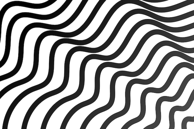 Free Vector black wavey lines background