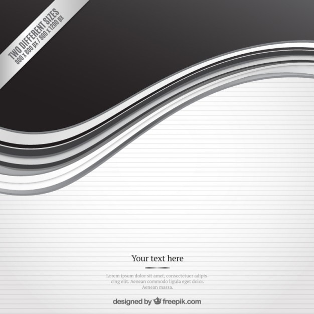 Free Vector black and white abstract background