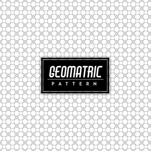 Free Vector black and white geomatric seamless pattern background