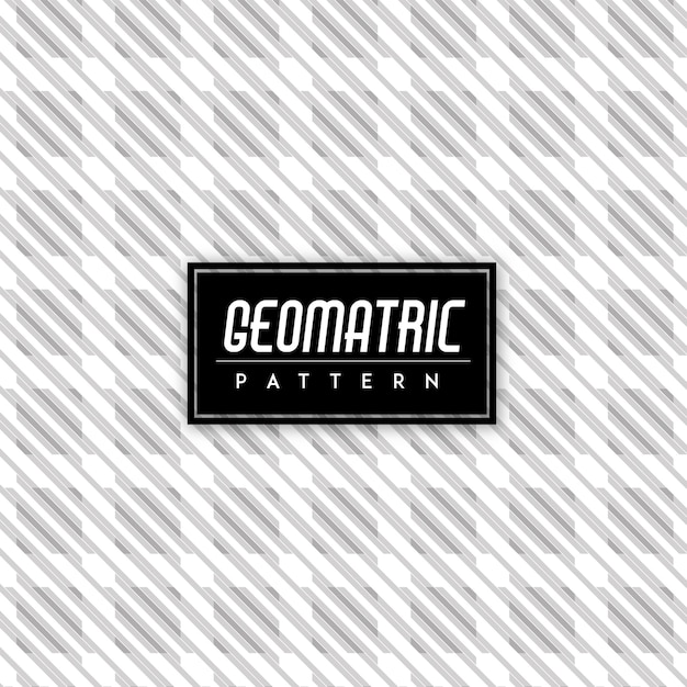 Free Vector black and white geomatric seamless pattern background