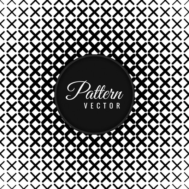 Free vector black and white geometric pattern