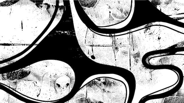 Free Vector black and white grungy texture