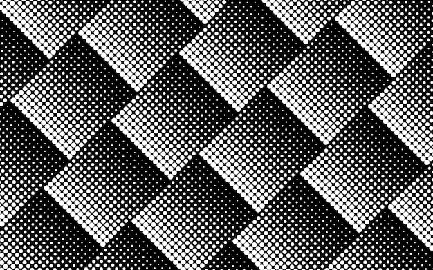 Black and white halftone background vector