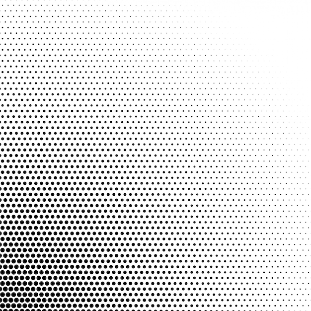 Black and white halftone pattern background