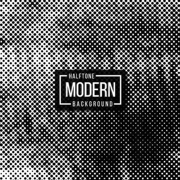 Black & White Halftone Pixelated Background Mulit-purpose