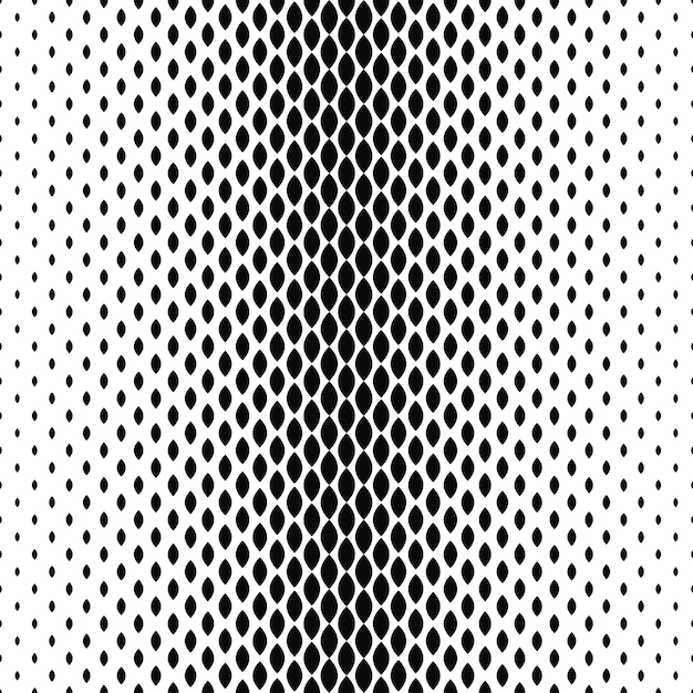 Free vector black and white oval background design