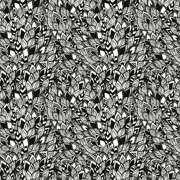 Free vector black and white pattern design