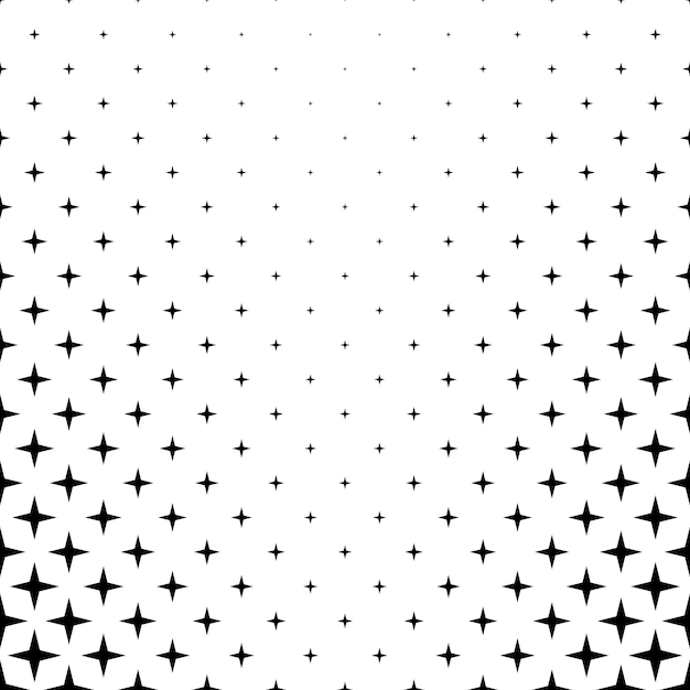 Black and white star pattern