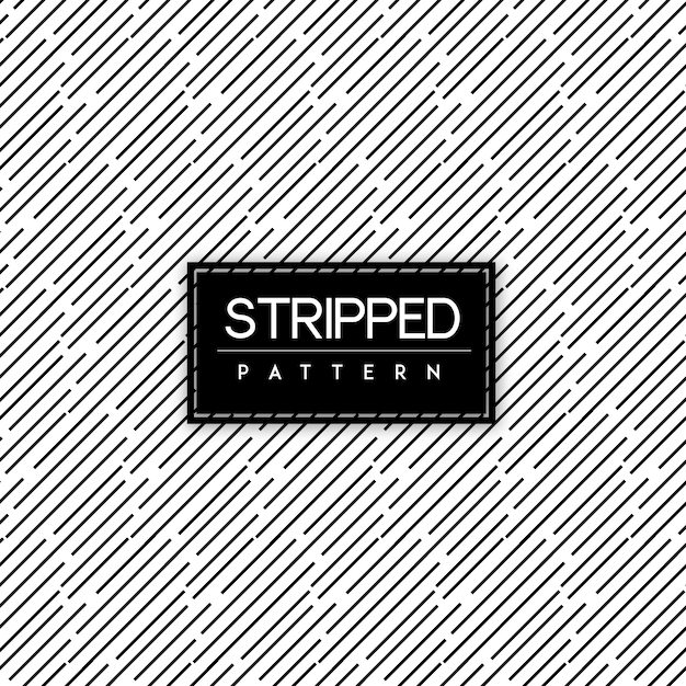 Free vector black and white stripped seamless pattern background