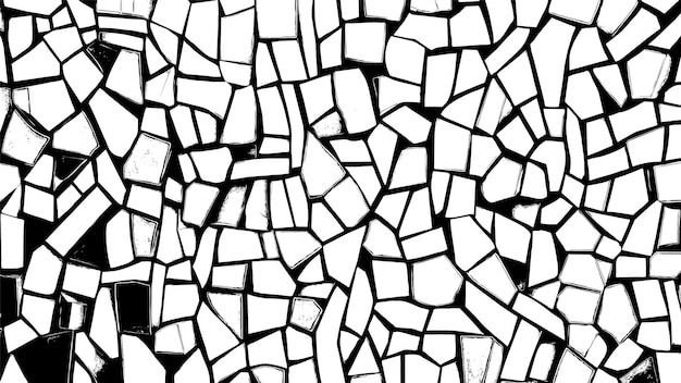 Free vector black and white tile pattern