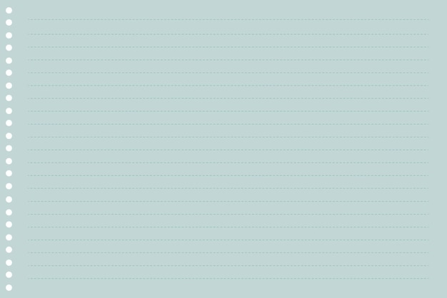 Blank green notepaper design vector