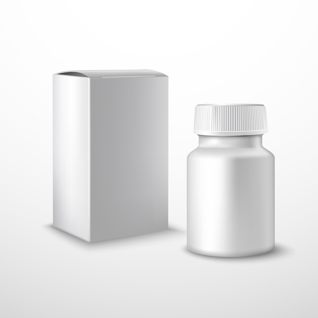 Blank medicine bottle