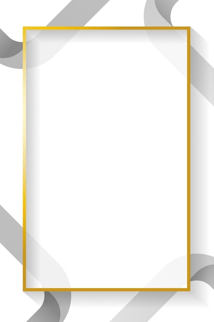 Free Vector blank rectangle abstract frame 