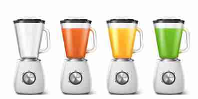 Free vector blender mixer for juice and smoothie